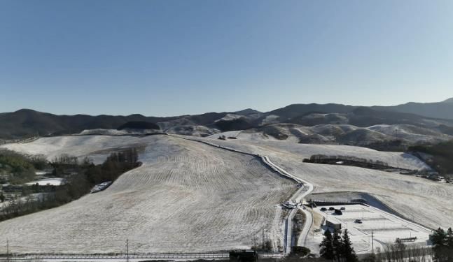 서산한우목장길 전경