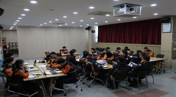 재난 대응체계 점검을 위한 긴급구조통제단 회의