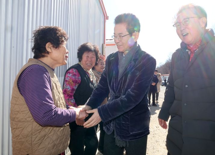 산불 피해 이재민에 “따뜻한 설 명절 제수용품” 전달