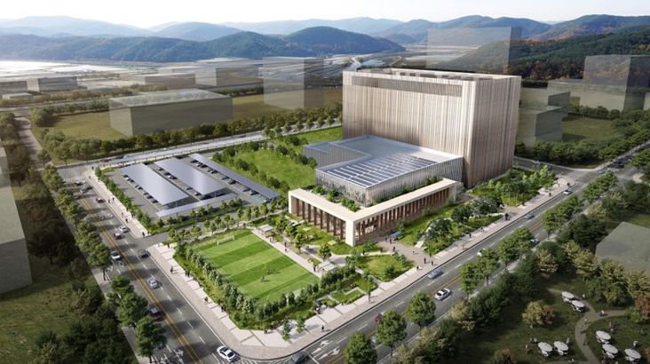 AI수도 컴퓨팅센터·장성파인데이터센터 조감도
