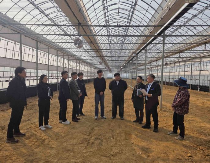 영광군, 청년임대농장 및 청년농가 시설 점검