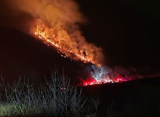 함양군 산불 발생 진화