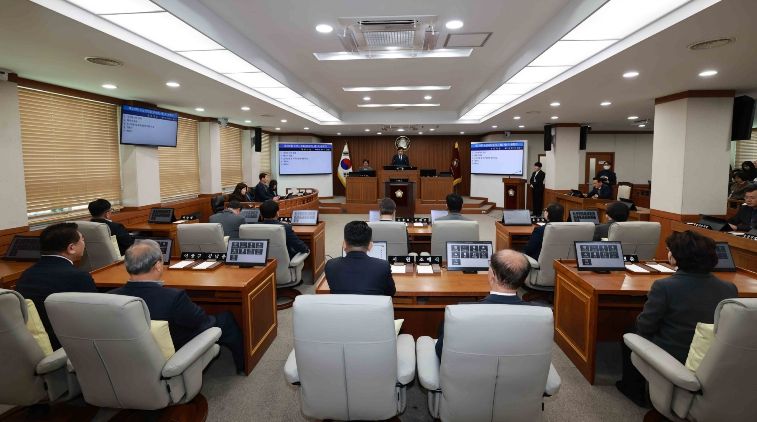 제270회 임시회 본회의장 전경