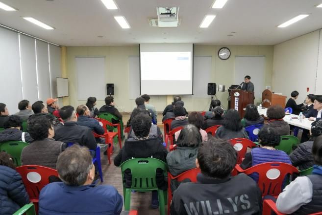 서천군, 서천특화시장 재건축사업 상인 설명회 개최