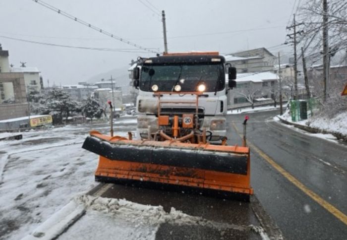 충주시, 막바지 폭설 대비 비상근무 돌입