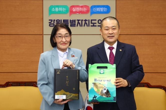 몽골 튜브도의회 대표단 방문