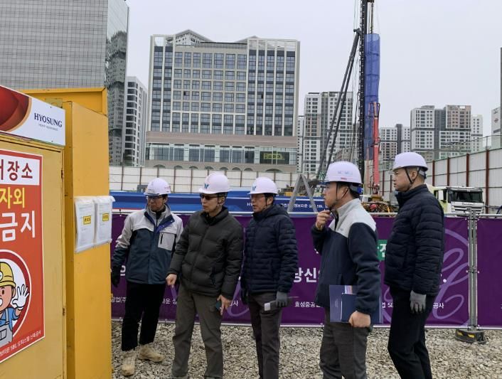과천시, 해빙기 대비 대형 건축공사장 안전 점검 실시