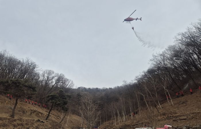 시흥시, 조남산림욕장서 산불 진화·주민대피 합동훈련