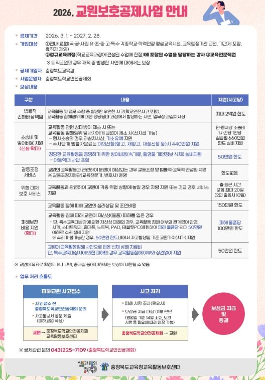 2026. 교원보호공제사업 보장 확대