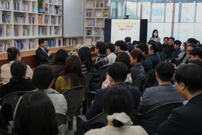 오영훈 도지사와 제주TP 임직원 현장소통 간담회 개최