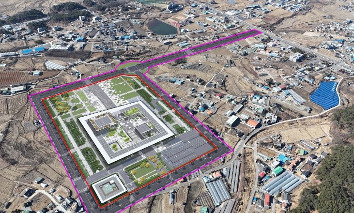 3만 평 부지 토목공사 및 진입도로 공사 추진