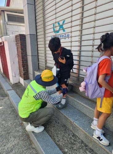 아동안전지킴이 활동 사진