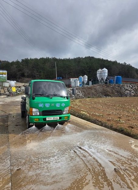 살수차 소독 지원 예비비 3,000만 원 긴급 투입
