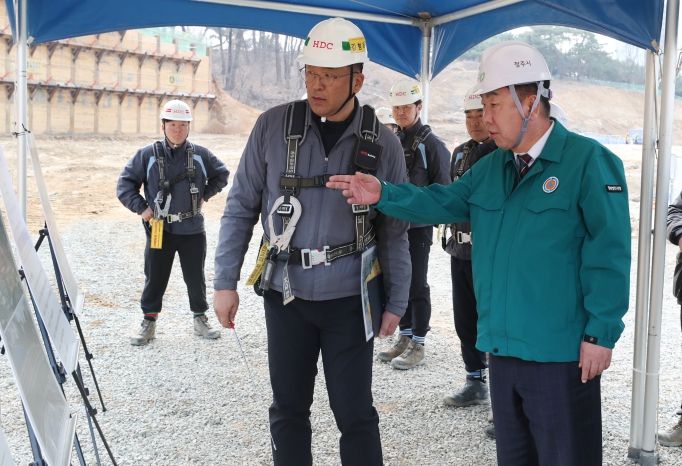 이범석 청주시장, 2026년 해빙기 대비 건설현장 점검