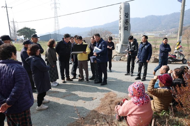 무안군, 군민 건의사항 현장 방문 점검