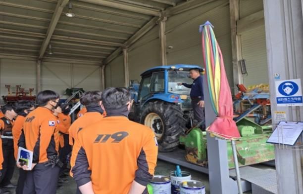 나주소방서, 봄철 농기계 안전사고 주의 당부