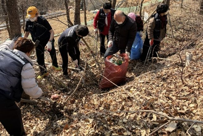 수원시 장안구 파장동, 새봄맞이 대청소 실시