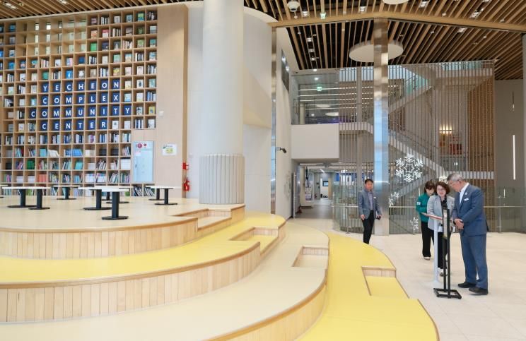 예천군 복합커뮤니티센터 청소년시설 리모델링 공사 최종 현장점검 실시