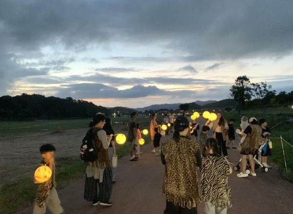 화순 고인돌의 낮과 밤 프로그램 진행 모습