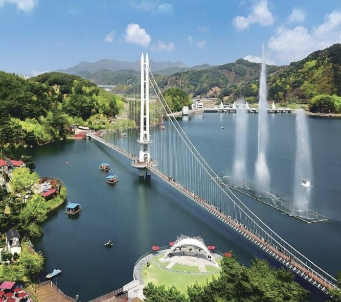 예당관광지 전경