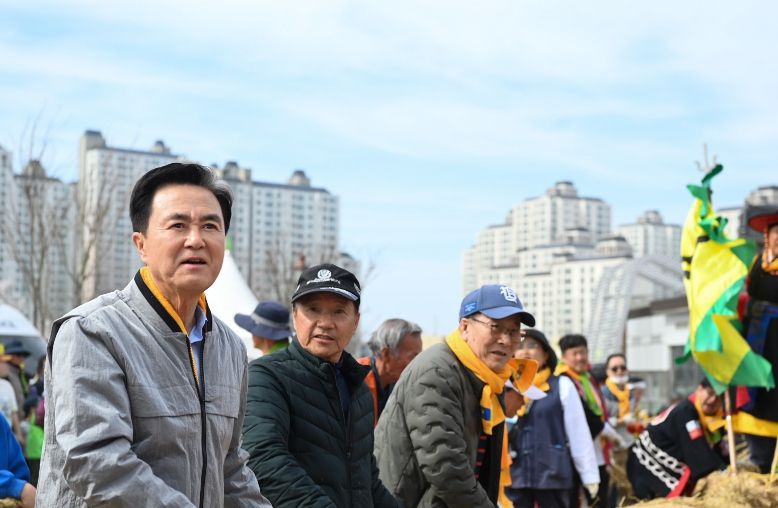 김태흠 지사, 12일 당진 기지시줄다리기 본행사 참석