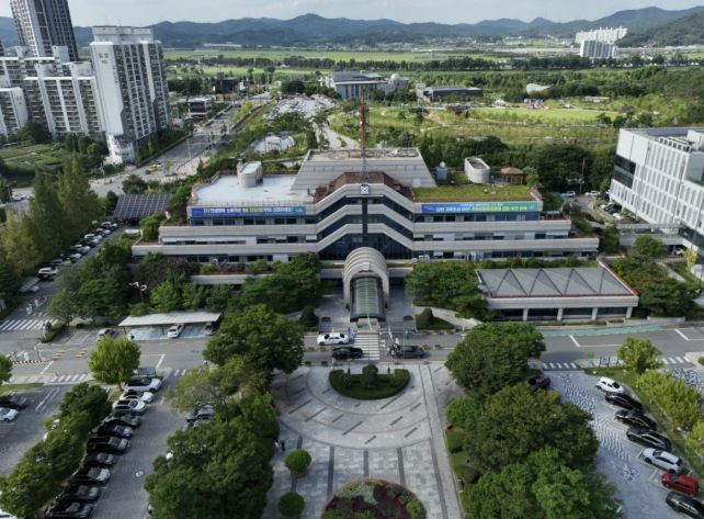아산시청 전경