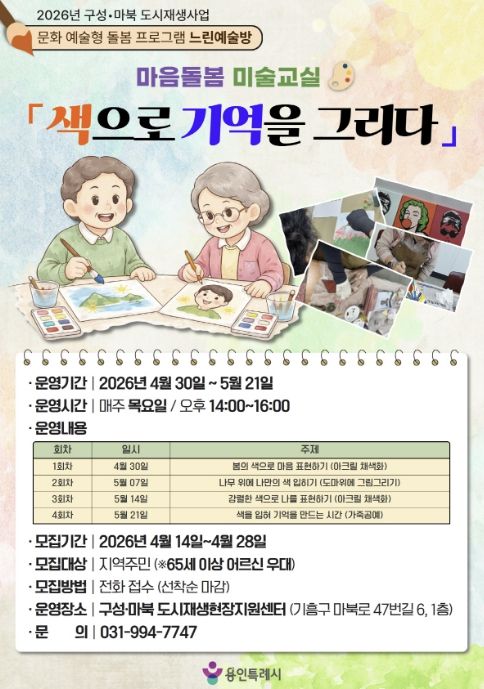 느린 예술방 미술포스터
