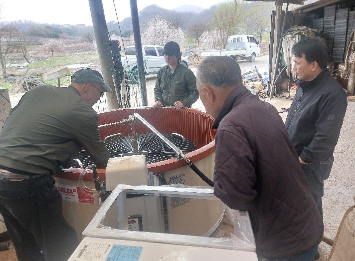 영양군, 볍씨 소독 ‘온탕소독기’ 보급으로 방제효과 높여