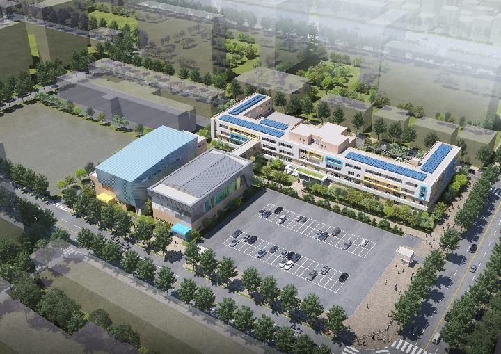 대전성천초 학교복합시설 조감도